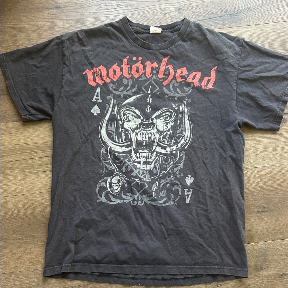 Motörhead Vintage Black Graphic Band Tee - Medium